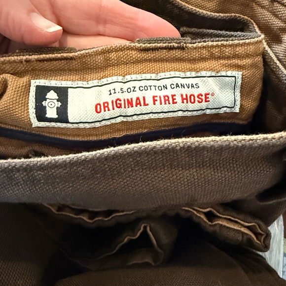 NWT - Duluth Trading Co Men's Dark Brown Fleece lined Cargo Pants: 38 x 34 - Picture 8 of 13